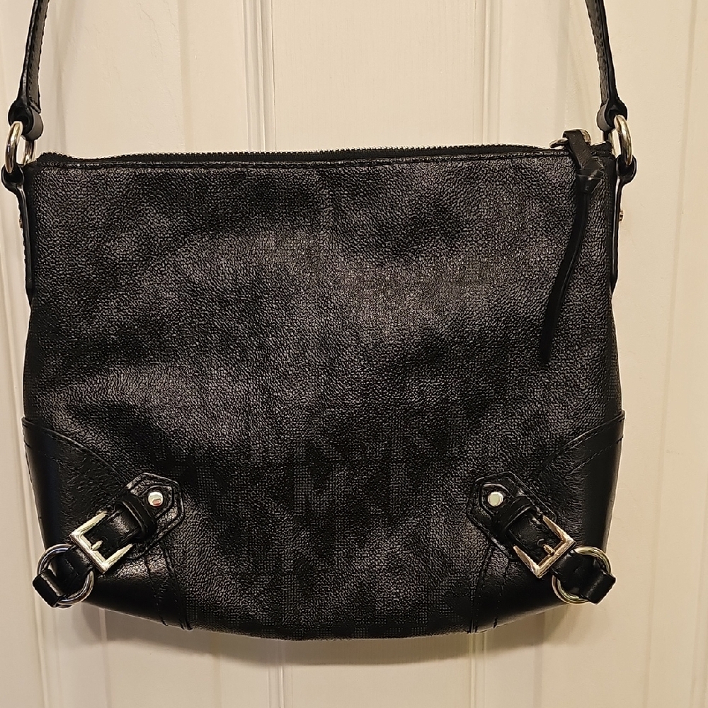 Michael Kors Black Crossbody with Buckle Detail - Picture 2 of 6